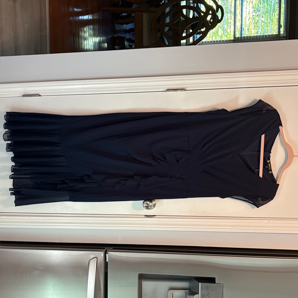 Miusol Dark Blue Long Sleeve Dress